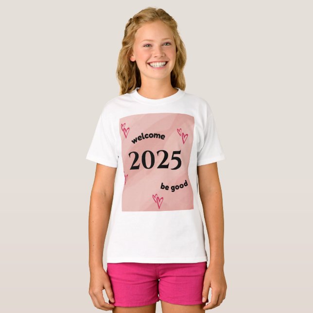 Camiseta relógio de parede 2025 (Frente Completa)