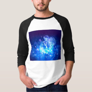 Camiseta Relógio de Réveillon do SlipperyJoe com emoção elé