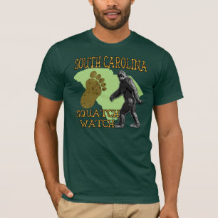 Camiseta Relógio de South Carolina Squatch