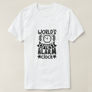 Camiseta Relógio despertador mais fofo do mundo-01