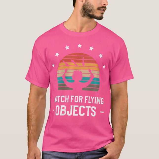 Camiseta Relógio Feminino Para Objetos Voadores Malabarismo (Frente)