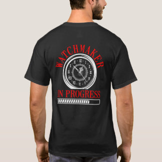 Camiseta Relojoeiro Em Progresso Futuro Relojoeiro Relojoar