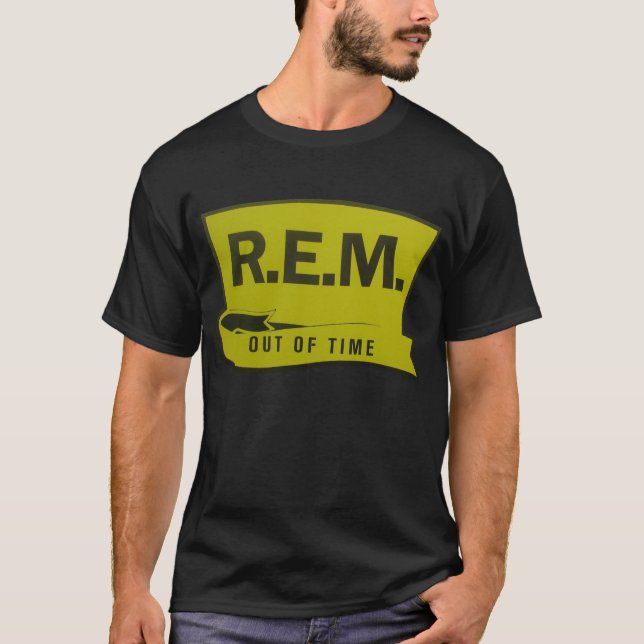 Camiseta REM, banda,  (Frente)