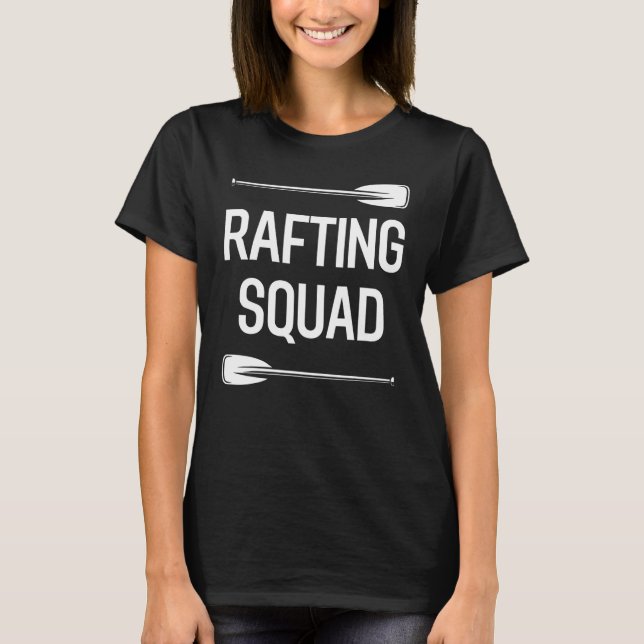 Camiseta Remada de Corredeira em Bote de Borracha Equipe (Frente)