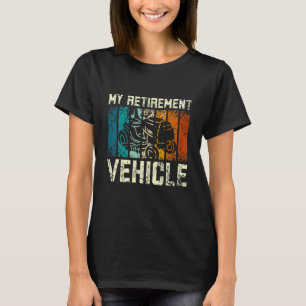 Camiseta Remando com o Mowologista e cortando relva com rel