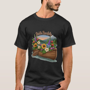 Camiseta Remar Pacificamente Canoa Cheia de Flores Silvestr