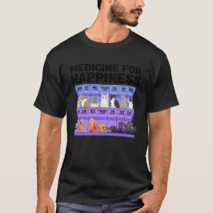 Camiseta Remédio Para a Felicidade é Chamado Gatinho de Gat