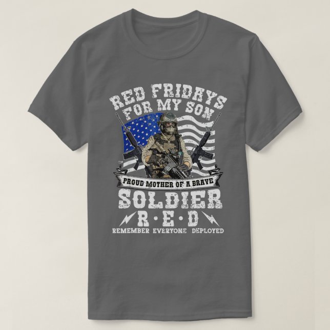 Camiseta Remember Everyone Veteran Deployed RED Friday (21) (Frente do Design)