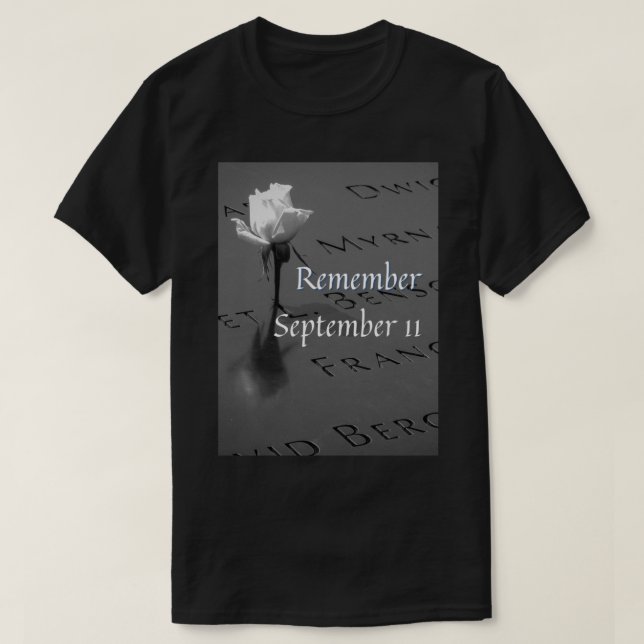 Camiseta Remember September 11   (Frente do Design)