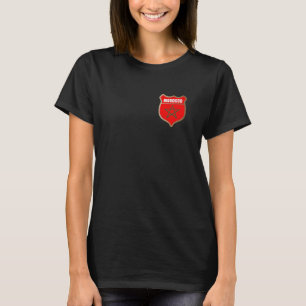 Camiseta Remendo da Bandeira de Marrocos Para Marroquinos E