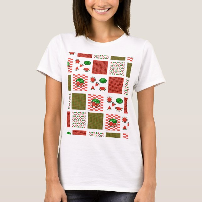 Camiseta Remendo de Melancia (Frente)