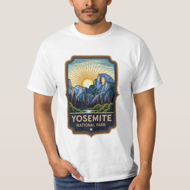 Camiseta Remendo do Parque Nacional de Yosemite (Frente)