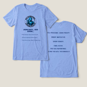 Camiseta Remendo Humano de Dados 