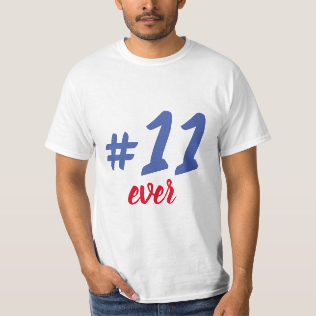 Camiseta Remera #11 ever (Frente)