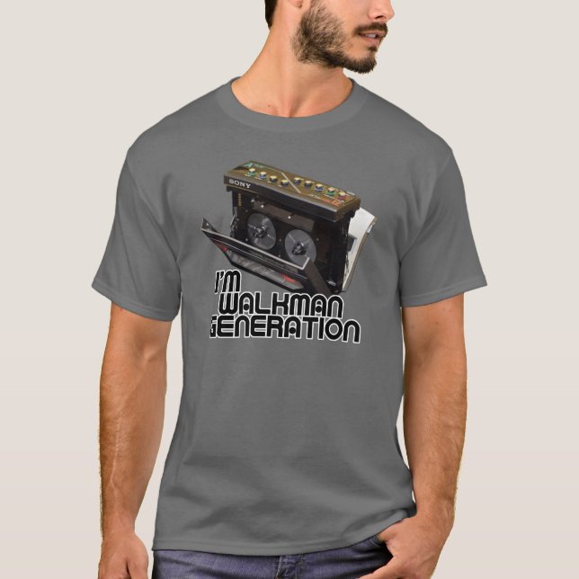 Camiseta Remera Walkman Generation (Frente)