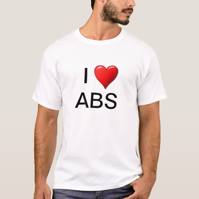 Camiseta Remera Yo Amo al ABS By Resign (Frente)