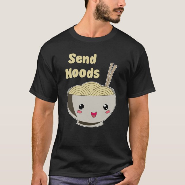 Camiseta Remetes Noods Vintage Ramen Japanese Noodle Soup (Frente)
