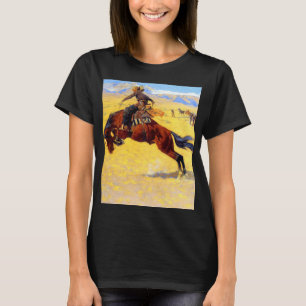 Camiseta Remington Old West Horse and Cowboy