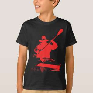 Camiseta Remo Batimento Cardíaco Canoa Embarcação Caiaques