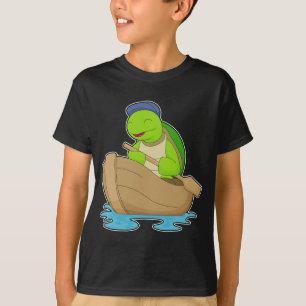 Camiseta Remo de Barco de Tartaruga