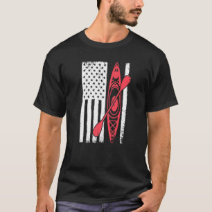 Camiseta Remo De Pé Para Homens Mulheres Caiaque Pesca EUA