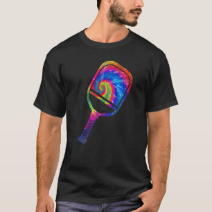 Camiseta Remo de Pickleball Tinta Cravada Retro 80s 90s