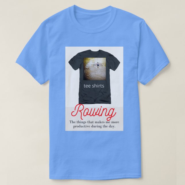 Camiseta Remo é o que eu faço (Frente do Design)