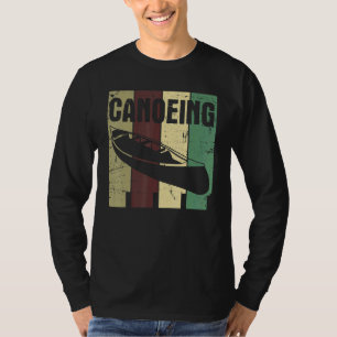 Camiseta Remo Retro de Canoagem Remando Caiaque Canoísta