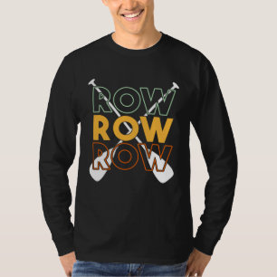 Camiseta Remo Retro Embarcação  Barco Remador Gráfico Espec