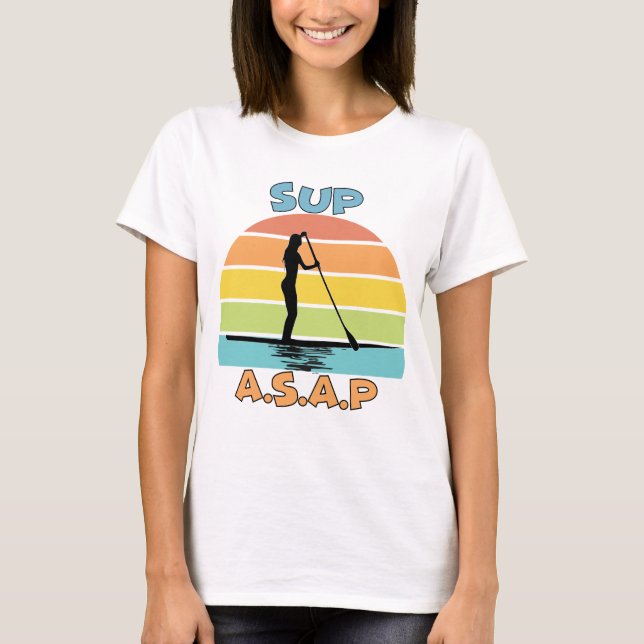 Camiseta Remoção de Posição para Cima do SUP ASAP (Frente)