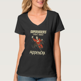 Camiseta Remoção do Apêndice Apendicectomia em Crianças R