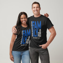 Camiseta Remoção Personalizada de Queda de Reunião Familiar