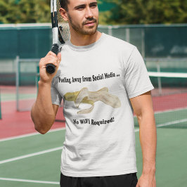 Camiseta Removendo-se da Banana das Redes Sociais