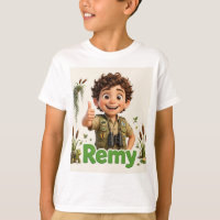 Camiseta Remy dos Pequenos Exploradores do Bayou