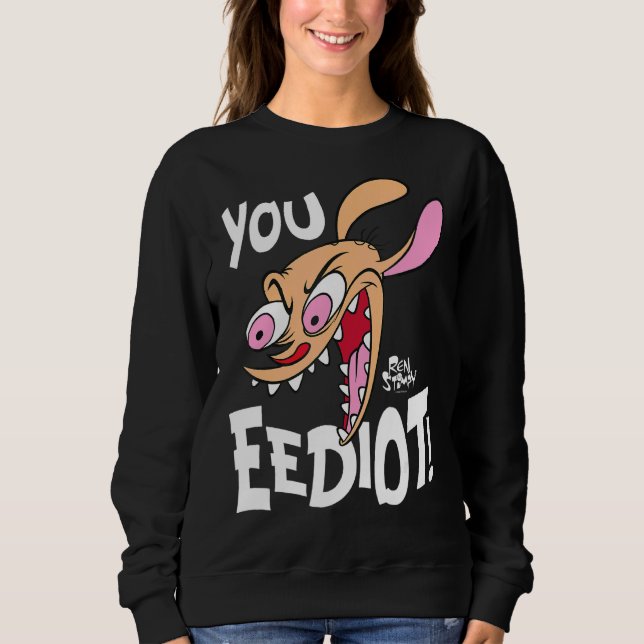 Camiseta Ren E Stimpy Você Eediot (Frente)