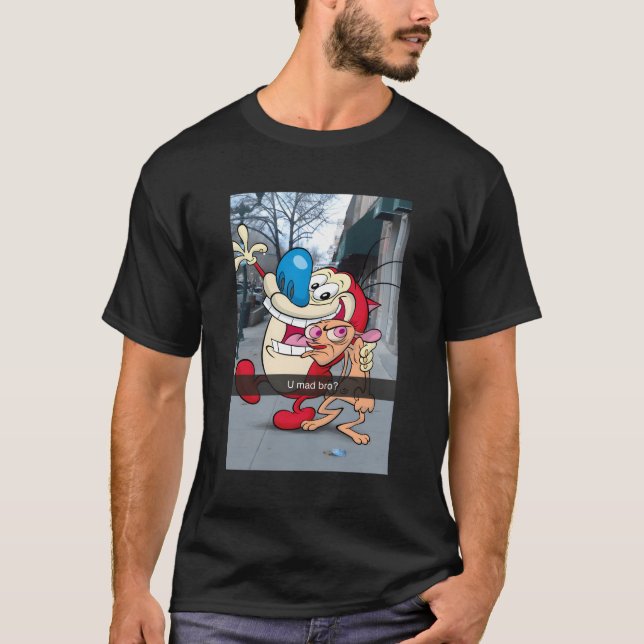 Camiseta Ren Stimpy Snapc Parody (Frente)