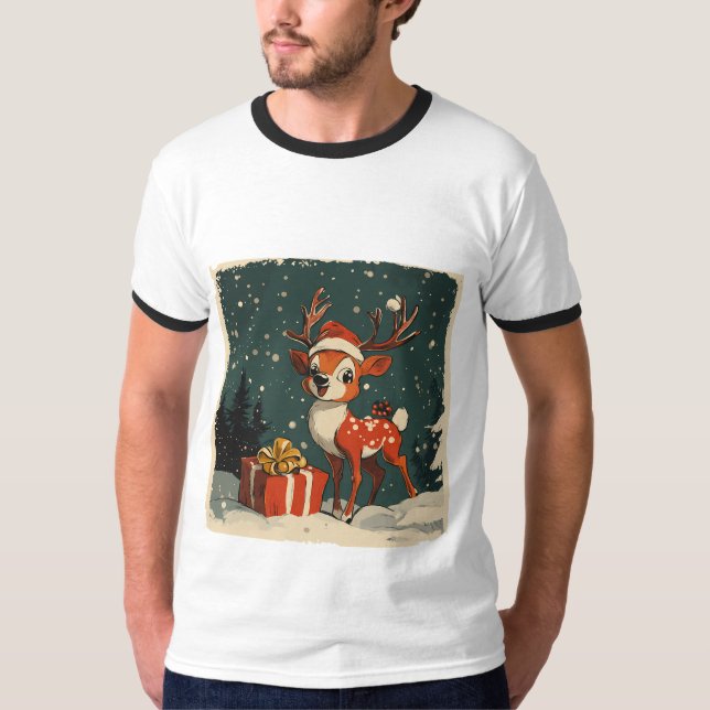 Camiseta Rena com presentes (Frente)