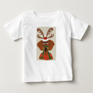 Camiseta Rena de Dachshund