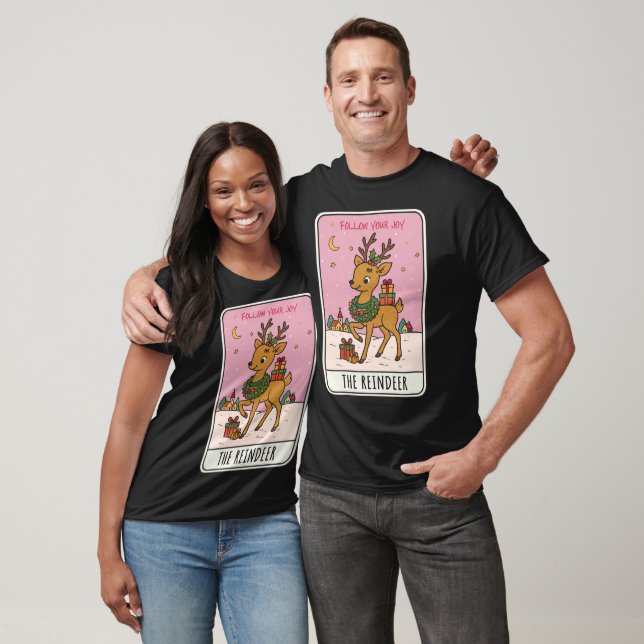 Camiseta Rena de Natal  (Unissex)