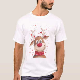 Camiseta rena de Natal