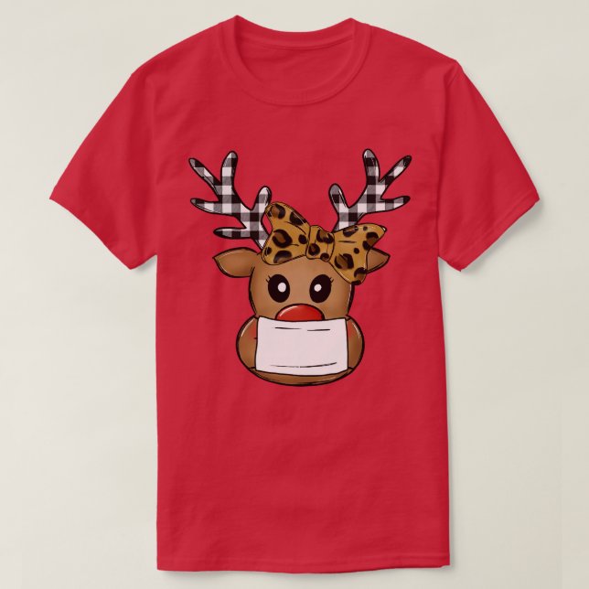 Camiseta rena de natal 4 (Frente do Design)