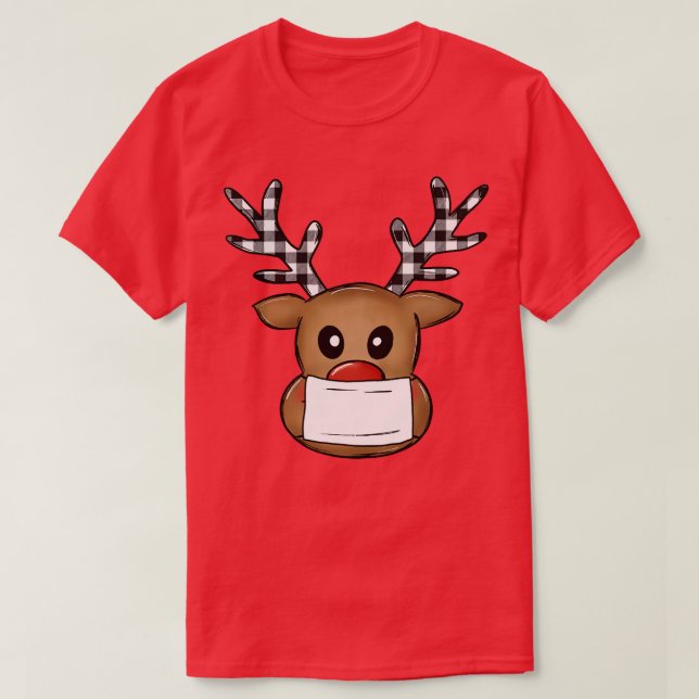 Camiseta rena de natal 5 (Frente do Design)