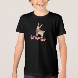 Camiseta Rena de Natal em Aquarela