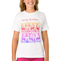 Camiseta Rena de Natal Feliz
