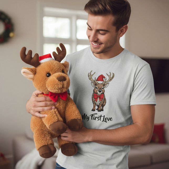 Camiseta Rena de Papai Noel (Criador carregado)