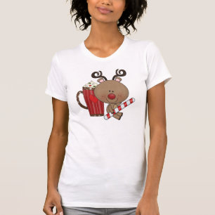 Camiseta Rena de Rudy com cacau