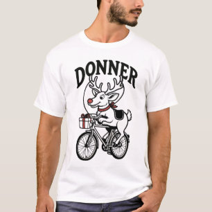 Camiseta Rena Donner Passeando de Bicicleta