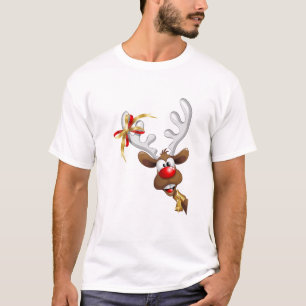Camiseta Rena engraçada do Natal