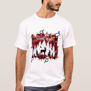 Camiseta Rena Noturna Silenciosa Sob A Lua
