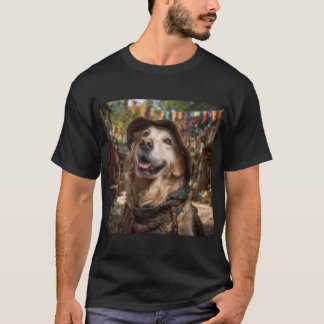 Camiseta Renaissance Faire Dogs: Golden Retriever